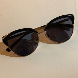 Cat-Eye Oversize Sunglasses